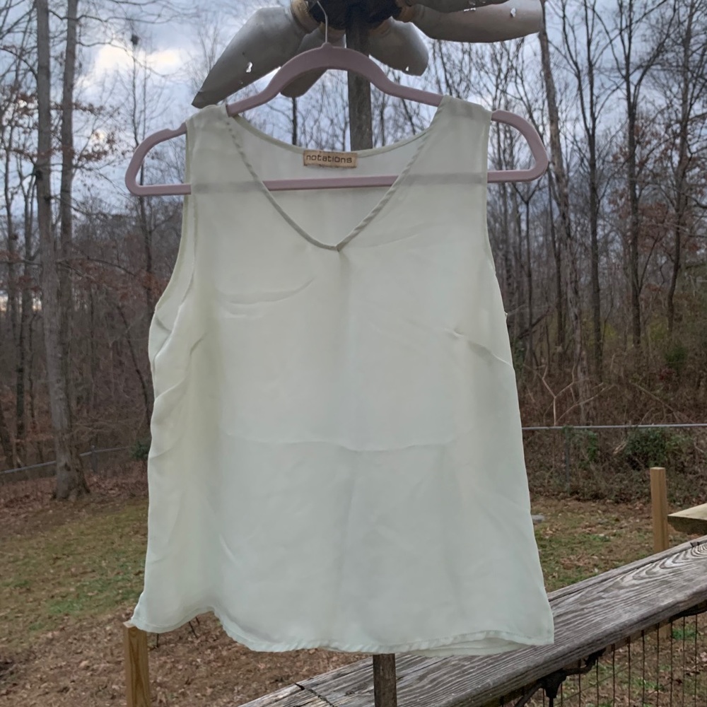 🌟 Sheer Vintage Tank Top 🌟